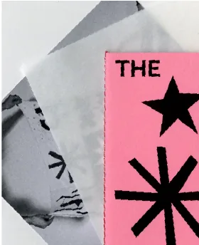 The Common Thread pink booklet cover with black star motifs
